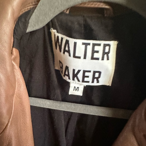 WALTEE BAKER 100% LEATHER JACKET - Picture 7 of 8